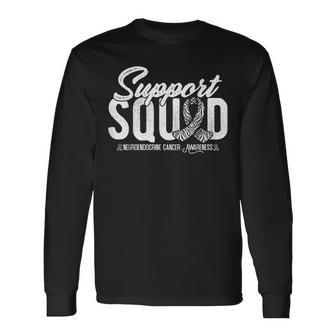 Neuroendocrine Support Squad Neuroendocrine Cancer Awarenes Long Sleeve T-Shirt - Thegiftio UK