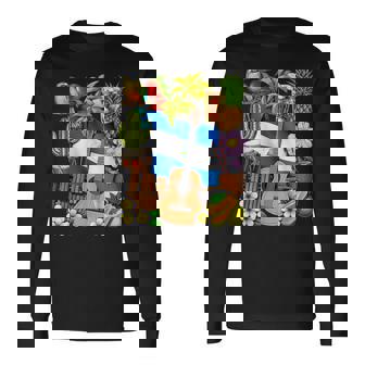 Nicaragua Flag Nicaraguan Roots Nicaragua Heritage Long Sleeve T-Shirt - Monsterry