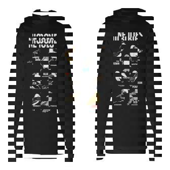 Nice Boobies Pun Blague Pour Adulte Amusant Oiseaux Observateur D'oiseaux T-shirt à manches longues - Cadeauxyz