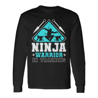 Ninja In Training Warriortyle Ninja Warrior Geschenk Langarmshirts - Geschenkecke