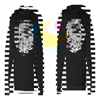 Niños Niños 2 Cumpleaños Dinosaurio T Rex Ya Tengo 2 Años Camiseta de manga larga - Regaloses