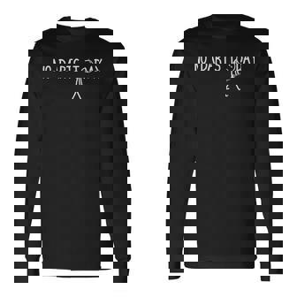 No Darts Today – Lustigestrichmännchen Dart Langarmshirts - Seseable