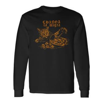 No Ice Please Anti-Ice Cat Long Sleeve T-Shirt - Monsterry