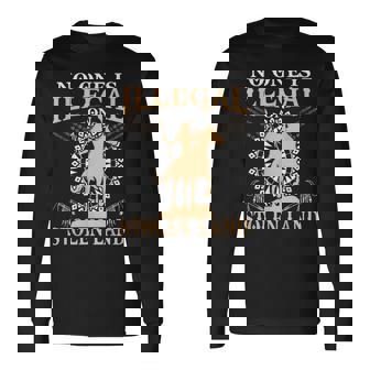 No One Is Illegal Ontolen Land T-shirt à manches longues - Cadeauxyz