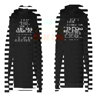 No Puedo Tener Planes En La De Gimnasio Tienen Planes En El Gimnasio Camiseta de manga larga - Regaloses