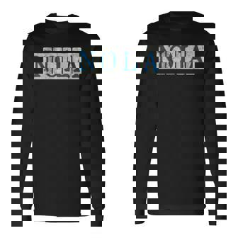 Nola New Orleans Louisiana Street Tile Long Sleeve T-Shirt | Mazezy