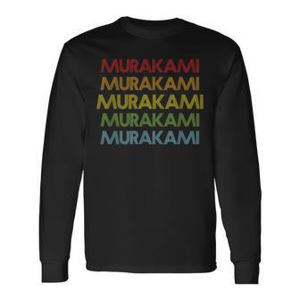 Nom Murakami T-shirt à manches longues - Cadeauxyz