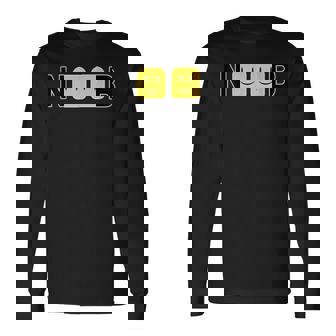 Noob Text 長袖Tシャツ - Kawaiitshirt