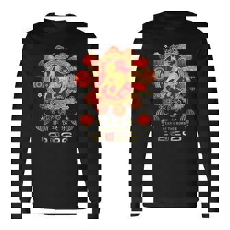 Nouvel An Chinois 2026 Année Du Cheval T-shirt à manches longues - Cadeauxyz