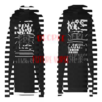 Nursing Diploma Loading Future Nurse Nursing School Long Sleeve T-Shirt | Mazezy