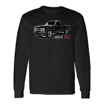 Obs 90S Pickup Truck 454 Ss Long Sleeve T-Shirt - Monsterry UK