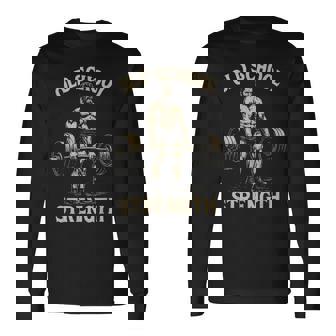 Oldchooltrengthintage Gimnasio Entrenamiento Fitness Motivacional Camiseta de manga larga - Regaloses