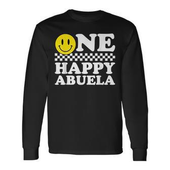 One Happy Dude Abuela 1St Birthday Family Matching Long Sleeve T-Shirt - Thegiftio UK