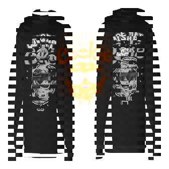 One Smart-Cookie Cute Meme Kawaii Style Pun Chocolate Chip Long Sleeve T-Shirt | Mazezy