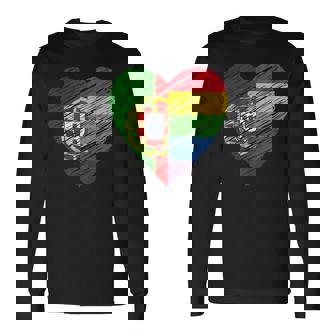 Orgullo Gay Lgbtq Portugal Camiseta de manga larga - Regaloses