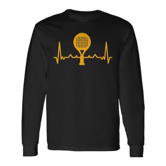 Padelista Divertido Jugador Padel Mi Medicina Padel Tennis Camiseta de manga larga - Regaloses