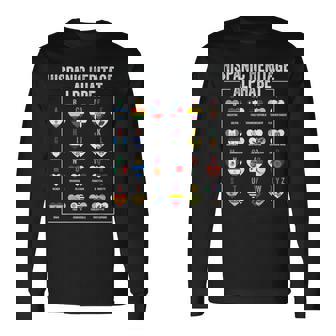 Hispanic Flags Alphabet Hearts Latin Heritage For Teacher Long Sleeve T-Shirt - Seseable