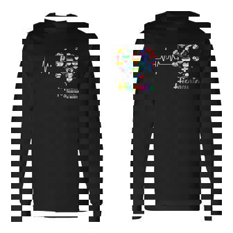 Hispanic Heritage Month All Countries Heartbeat Women Long Sleeve T-Shirt - Thegiftio