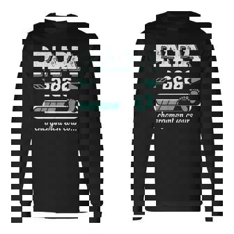 Papa 2026 Cadeau Amusant Futur Père Annoncer Grossesse 2026 T-shirt à manches longues - Cadeauxyz