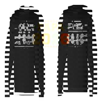 Papa 2026 Primaolta Di Un Padre Prima Festa Del Maglietta a maniche lunghe - Novitaregali