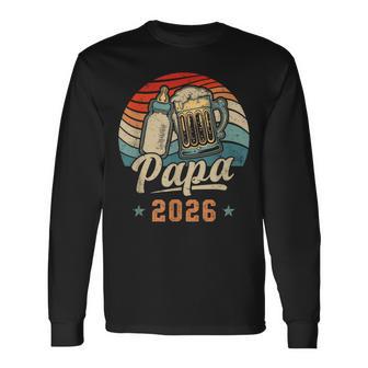 Papa 2026 Primer Día Del Padre Papá Joven Padre Camiseta de manga larga - Regaloses