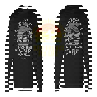 Papa And Granddaughter Best Friends For Life Papa Long Sleeve T-Shirt - Thegiftio