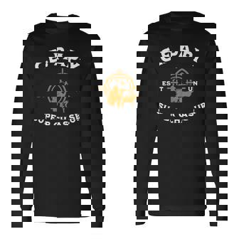 Papy Chasseur Chasseanglier Cerf Humour Grand-Père T-shirt à manches longues - Cadeauxyz