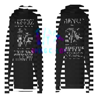 I Parrucchieri Portano Colore Al Mondo Parrucchiere Divertente Maglietta a maniche lunghe - Novitaregali