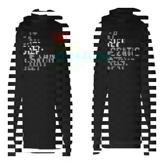 Patinage Artistique Amusant Eatleep Patinageur Glace T-shirt à manches longues - Cadeauxyz