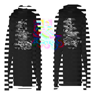 Pattino A Rotelle Pattinatore Pattinaggio Maglietta a maniche lunghe - Novitaregali