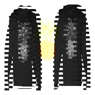 Piña Fruta Motivo Obra De Arte Piña Camiseta de manga larga - Regaloses