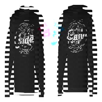 Pink Or Blue Grandpa Loves You Gender Reveal Family Long Sleeve T-Shirt | Seseable CA