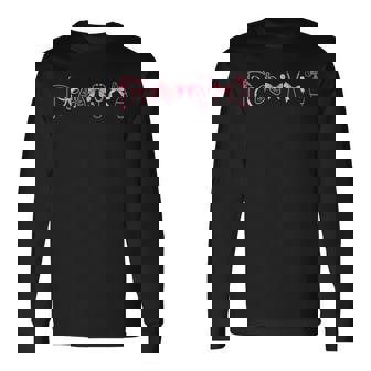 Pink Coquette Bows Respiratory Therapist Rt Lung Pulmonology Long Sleeve T-Shirt | Mazezy