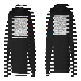 Plan Du Métro De Tokyo Japon T-shirt à manches longues - Cadeauxyz