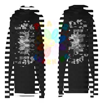 Play Is Learning Kindergarten Preschool Teacher Appreciation Long Sleeve T-Shirt | Mazezy