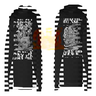 Pour Some Gravy On Me Thanksgiving Day Turkey Long Sleeve T-Shirt - Monsterry