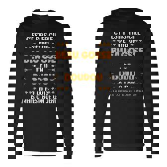 Prénomuper Doudou Humour Beau Gosse Doudou T-shirt à manches longues - Cadeauxyz