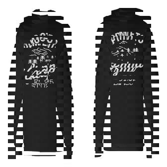 Promoted To Grandpa Est 2025 Soon To Be Grandpa Poppop Long Sleeve T-Shirt | Mazezy