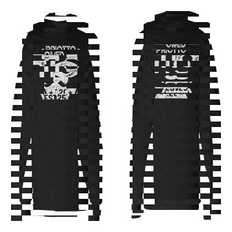 Promu Tio Est 2025 Oncle Pour Être Un Nouvel Oncle T-shirt à manches longues - Cadeauxyz