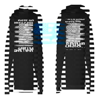 Prostate Cancer Survivor Dad Prostate Cancer Awareness Long Sleeve T-Shirt - Monsterry