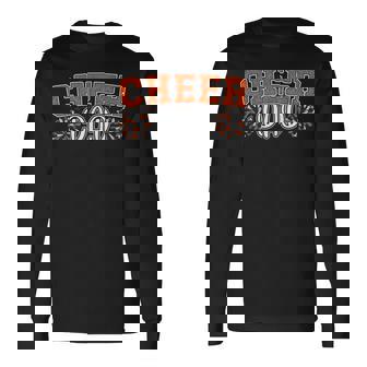 Proud Cheer Dad My Favorite Cheerleader Calls Me Dad Orange Long Sleeve T-Shirt | Seseable FR