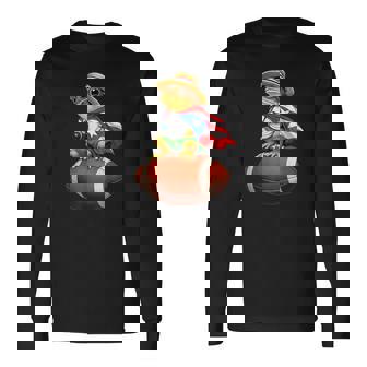 Puerto Rico Coqui Frog Puerto Rican Boricua Football Long Sleeve T-Shirt - Thegiftio