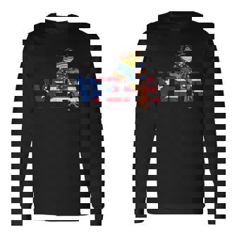 Puerto Rico Flag Boricua Puerto Rican Wepa Taino Jibaro Long Sleeve T-Shirt | Seseable FR