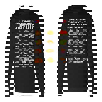 Puerto Rico Foods Boricua Flag Proud Puerto Rican Heritage Long Sleeve T-Shirt - Monsterry