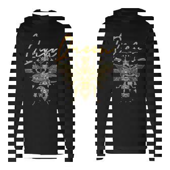 Queen Bee Jewellery Jewels Sweet Beekeeping Beekeeper Long Sleeve T-Shirt | Mazezy