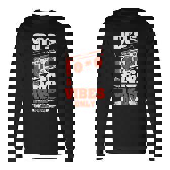 R&B 90s 1990 RNB Hiphop Music 90s R&B Vibes Only -Adults Small V-Neck Short Sleeve Long Sleeve T-Shirt | Mazezy