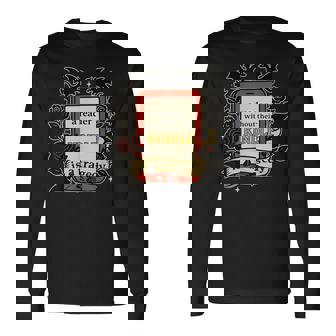 A Reader Without Their Book Is A Tragedy Dragon Rider Quote Long Sleeve T-Shirt | Seseable CA