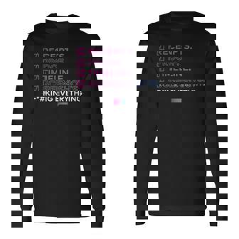 The Real Housewives Of Salt Lake City Checklist Long Sleeve T-Shirt | Seseable UK