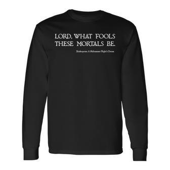 Regalos Dehakespeare Para Actor De Teatro Y Profesor Camiseta de manga larga - Regaloses