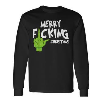 I Regret Nothing Christmas Inappropriate Elf Pajama Long Sleeve T-Shirt - Thegiftio UK